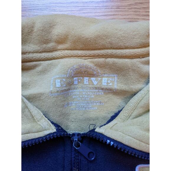 Mens UNIVERSITY OF NOTRE DAME Quarter Zip Blue Sweatshirt Size M FIGHTING IRISH - Picture 3 of 7